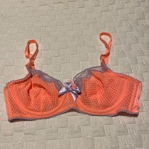 Super cute and fun colored sheer bra